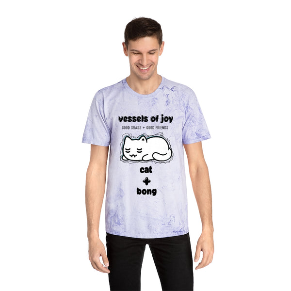 cat + bong - Vessels of Joy - Unisex Color Blast T-Shirt