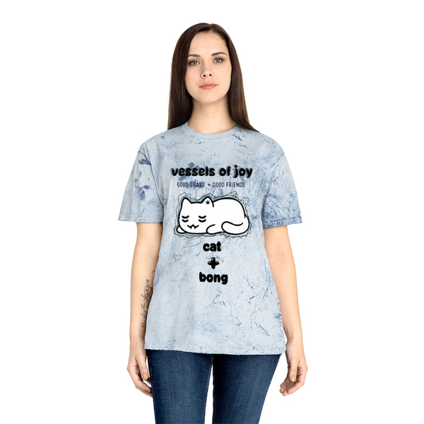 cat + bong - Vessels of Joy - Unisex Color Blast T-Shirt